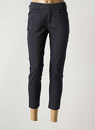 Pantalon 7/8 stretch taille normale bleu I.QUING femme