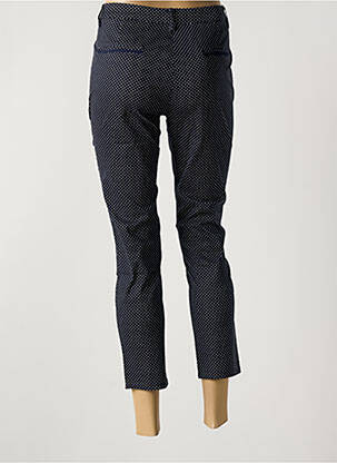 Pantalon 7/8 stretch taille normale bleu I.QUING femme