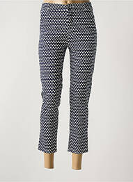 Pantalon 7/8 stretch taille normale bleu I.QUING femme