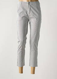 Pantalon 7/8 stretch taille normale gris I.QUING femme