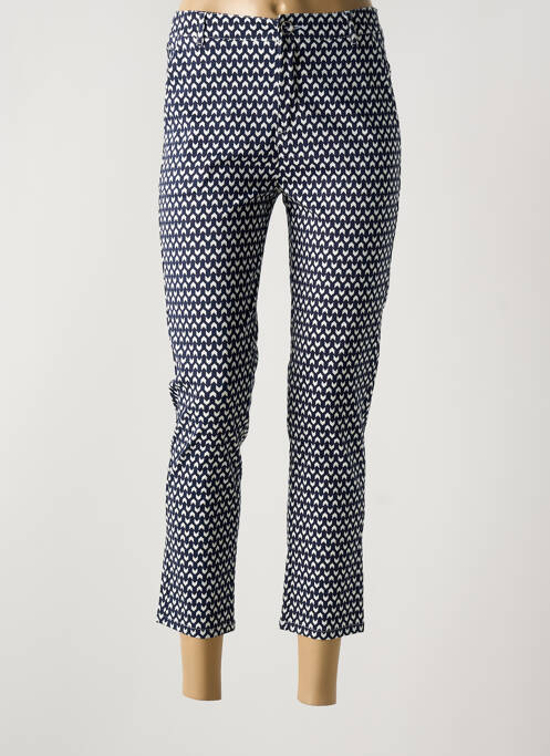 Pantalon 7/8 bleu I.QUING pour femme