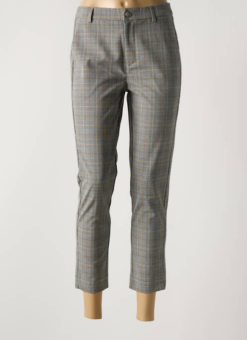 Pantalon 7/8 gris I.QUING pour femme