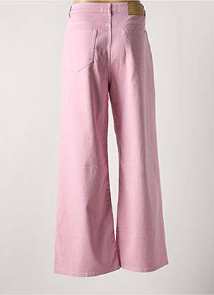 Jeans coupe large stretch taille haute rose WEEKEND MAXMARA femme