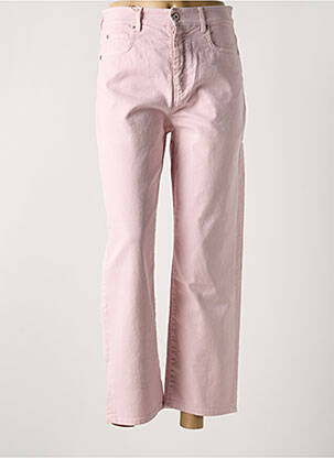 Jeans coupe droite taille haute taille haute rose WEEKEND MAXMARA femme