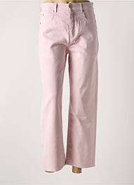 Jeans coupe droite taille haute taille haute rose WEEKEND MAXMARA femme