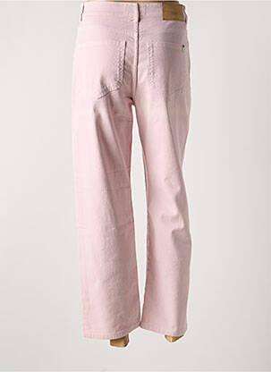 Jeans coupe droite taille haute taille haute rose WEEKEND MAXMARA femme