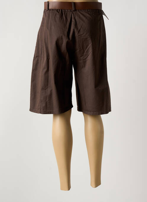 Bermuda marron LUMINE pour femme