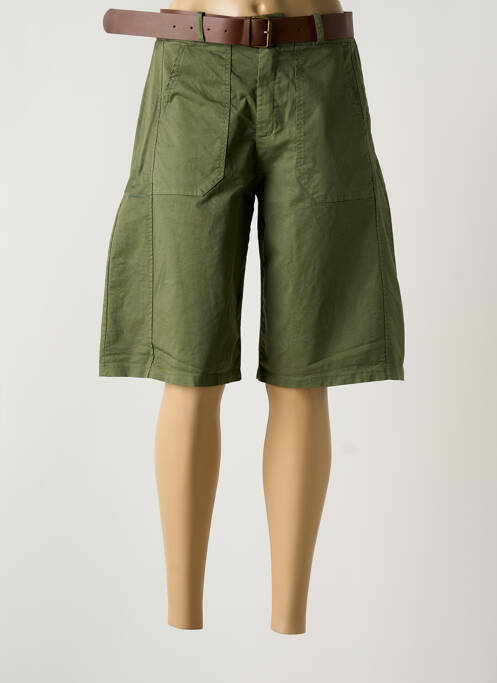 Bermuda vert LUMINE pour femme