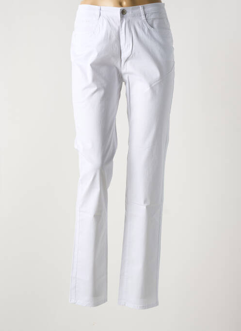 Pantalon slim blanc I.QUING pour femme
