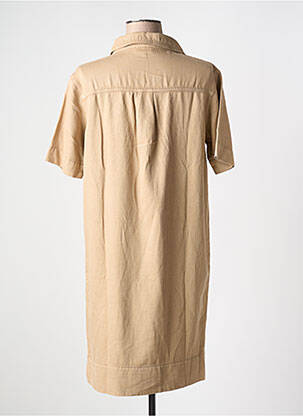 Robe courte manches courtes manches courtes marron GERARD DAREL femme