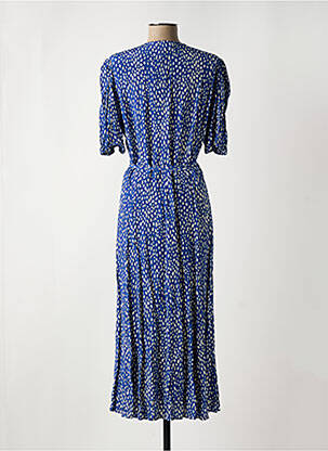 Robe longue manches courtes manches courtes bleu GERARD DAREL femme