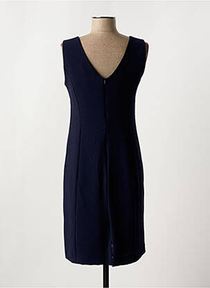 Robe mi-longue sans manche sans manche bleu MAZAO femme