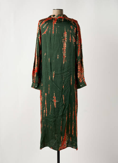 Robe mi-longue orange BELLA JONES pour femme