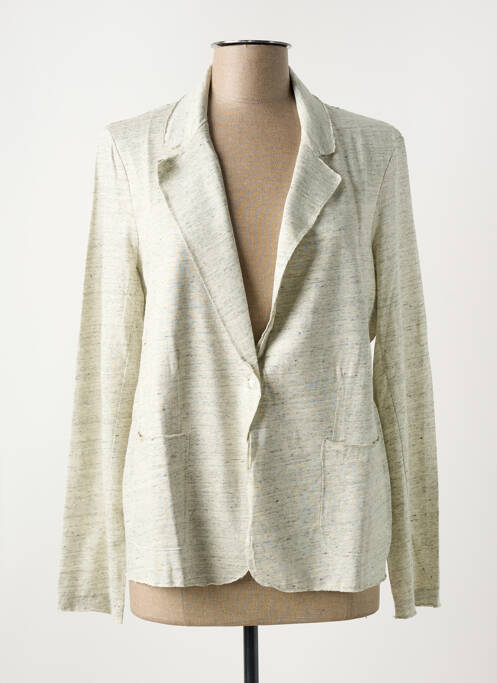 Veste casual gris MAJESTIC FILATURES pour femme