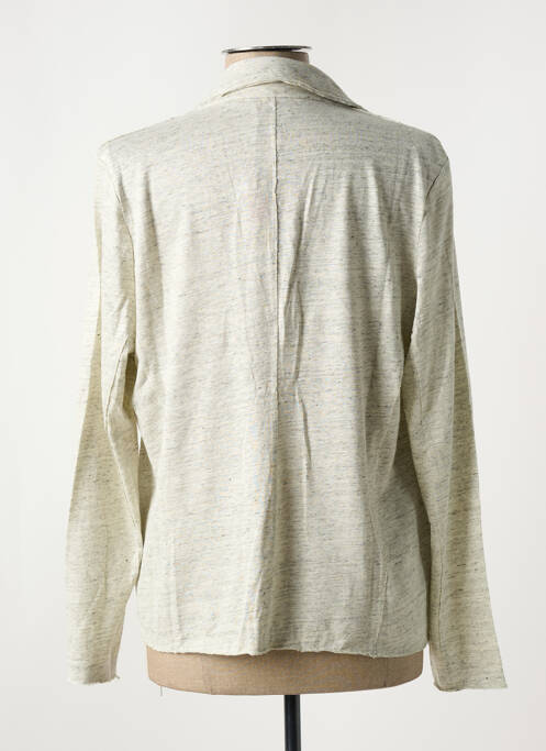 Veste casual gris MAJESTIC FILATURES pour femme