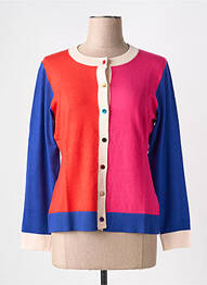 Gilet manches longues stretch rose CHANON femme