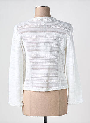Veste casual col rond blanc MARELLA femme
