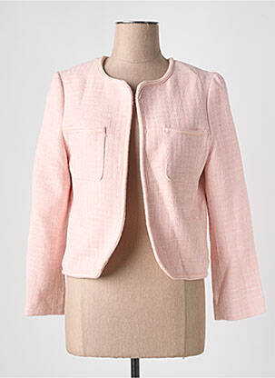 Veste chic poches rose SENES femme
