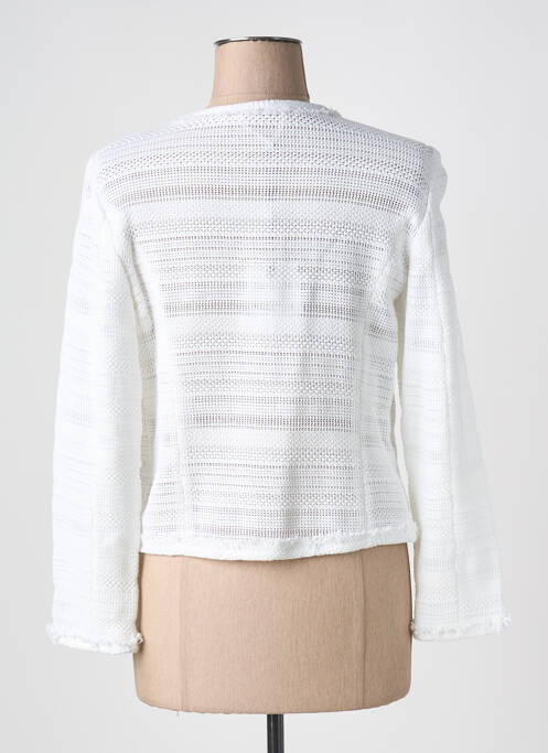 Veste casual col rond blanc MARELLA femme