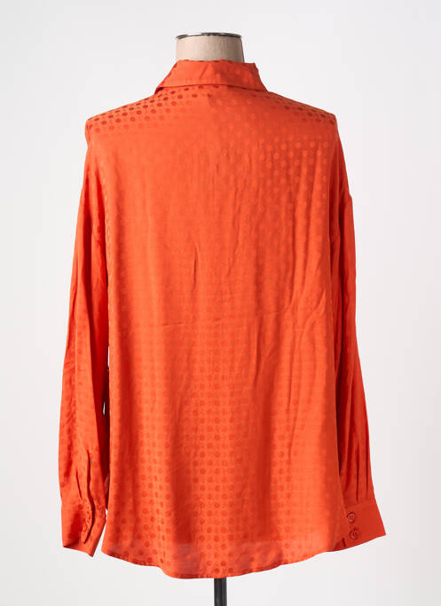 Chemisier orange IDANO pour femme
