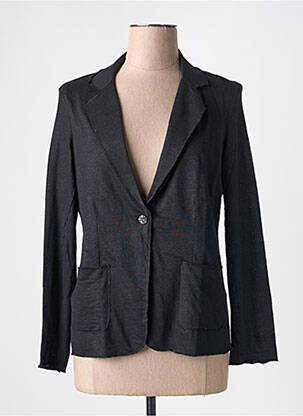 Blazer poches noir MAJESTIC FILATURES femme