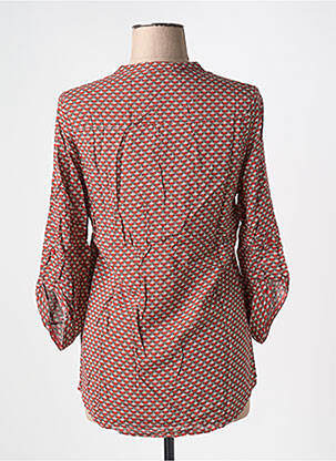 Blouse manches 3/4 manches 3/4 orange JAD femme