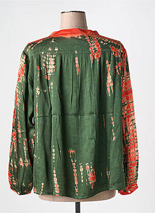 Blouse manches longues manches longues vert BELLA JONES femme