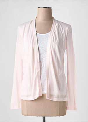 Top stretch manches longues rose MAJESTIC FILATURES femme