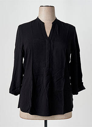 Blouse manches 3/4 manches 3/4 noir JAD femme