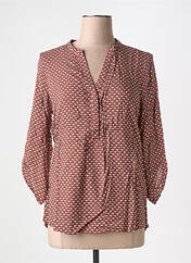 Blouse orange JAD pour femme seconde vue