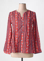 Blouse rouge FREDA pour femme seconde vue