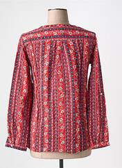Blouse rouge FREDA pour femme seconde vue