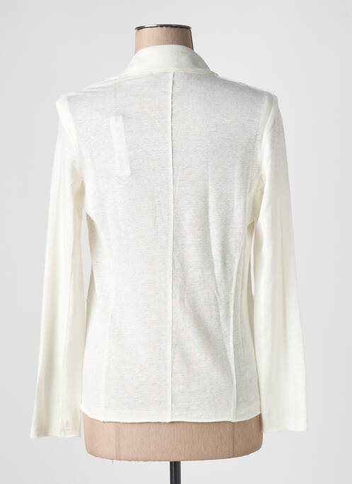 Blazer beige MAJESTIC FILATURES pour femme