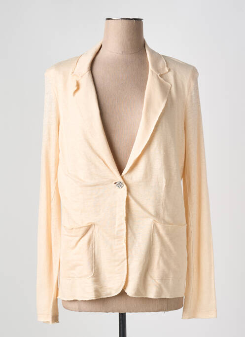 Blazer orange MAJESTIC FILATURES pour femme