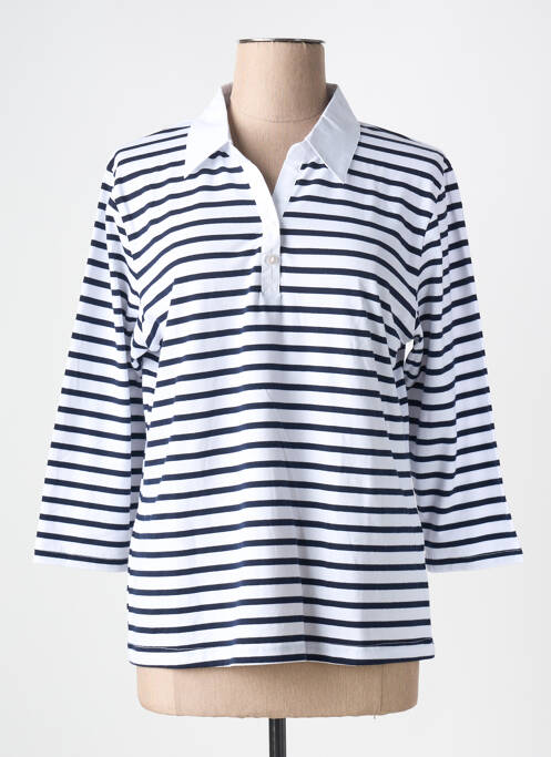 Polo blanc SOIE POUR SOI pour femme