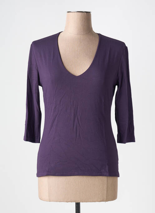 T-shirt violet RENDEZ-VOUS pour femme