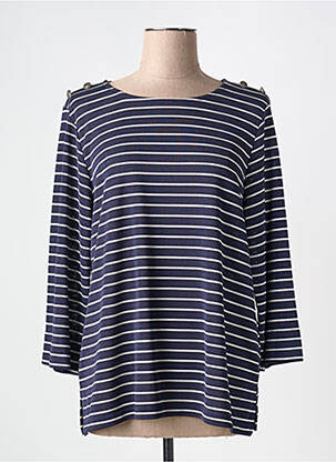 T-shirt manches longues manches longues bleu KAKIE femme