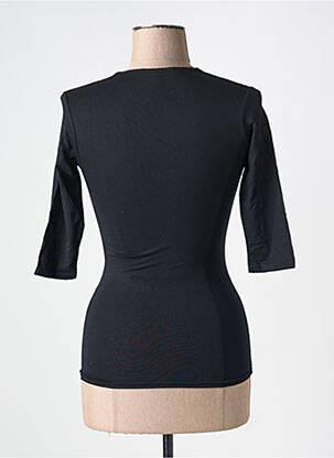 Top coupe cintrée manches longues noir RENDEZ-VOUS femme