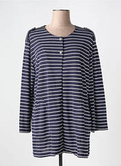 Gilet manches longues bleu KAKIE pour femme seconde vue