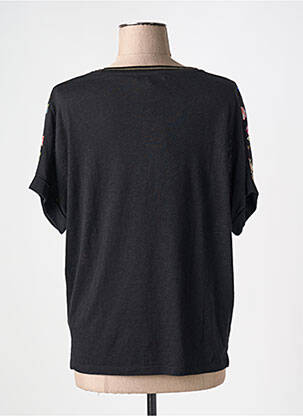 T-shirt col rond manches courtes noir GERARD DAREL femme