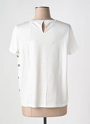 T-shirt coupe droite manches courtes blanc WEEKEND MAXMARA femme