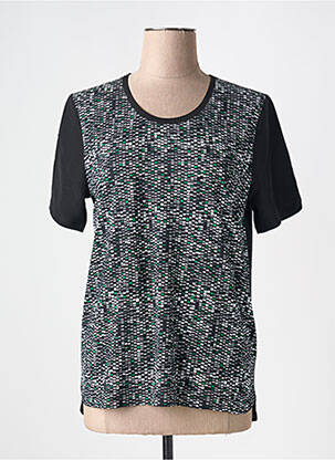 T-shirt col rond manches courtes noir GERARD DAREL femme