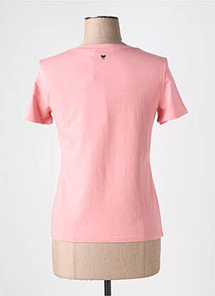 T-shirt sérigraphie manches courtes rose WEEKEND MAXMARA femme