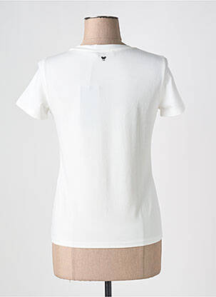 T-shirt sérigraphie manches courtes blanc WEEKEND MAXMARA femme