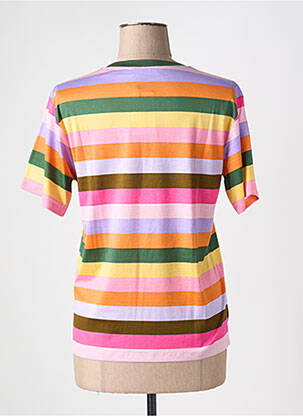 T-shirt stretch manches courtes rose WEEKEND MAXMARA femme