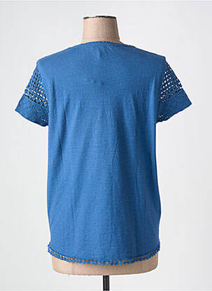 Top stretch manches longues bleu GERARD DAREL femme