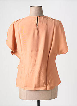 Top manches courtes manches courtes orange AN' GE femme