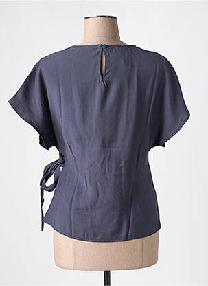 Top manches courtes manches courtes bleu AN' GE femme