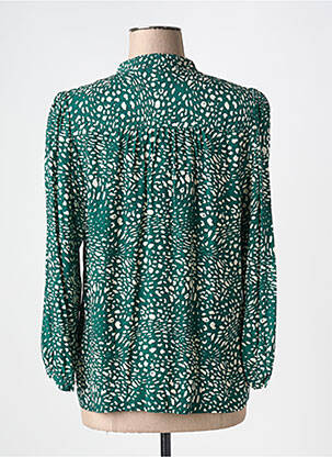 Chemisier imprimé fantaisie manches longues vert GERARD DAREL femme