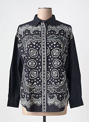 Chemisier noir BELLA JONES pour femme